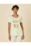 Women Mint T-Shirt and Pajama Pants Set - 2