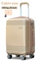 Extra Capacity ABS 20 Inch (7-10kg) Luggage, Lightweight, Expandable, Carry On - 3
