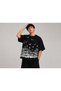 Palestinian Themed Birds and Barbed Wire Printed Oversized Unisex T-Shirt – Minimal Streetwear Short Sleeve T-Shirt - 3