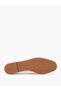 White Metal Detail Round Toe Ballerina Shoes - 6