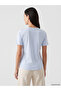 Lcw Everyday Blue V-Neck Women's T-Shirt - 3