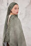 Bamboo Kraş Shawl Tok Duran Women's Shawl Çağla Bambu Bk43 - 6