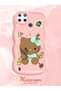 Realme C21Y Compatible Case Camera Protector Pink Silicone Couple Phone Case Kitty Pattern - 2