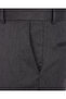 Premium Quality Classic Anthracite Slim Fit Lycra Men's Fabric Trousers - 5