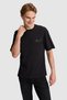 Men's Black Comfort Fit Crew Neck T-Shirt 50326949-Vr046 - 3