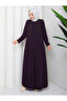 Vine Stone Decorated Plus Size Mother's Dress - 5