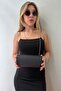 Women's Evening Dress Bag, Glittery Portfolio Clutch with Chain Strap, Invitation Engagement Wedding Bag - 4