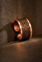 Men's and Women's Copper Ring Lotus Flower of Life Model Patterned Copper Ring - 3