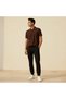 Men Short Sleeves Tipping Detail Polo T-shirt - 2