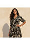 Tiered Maxi Cotton Dress with Lace Detail - 3