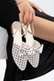 Polka Dot Women's Bowknot Casual Stylish Slippers and Sandals Heel 2cm