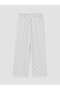 Lcw Dream Gray Polka Dot Women's Pajama Bottoms - 6