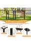 16 Panel Folding Indoor & Outdoor Pet Exercise Fence with 32 Inch Height, Suitable for Small, Medium & Large Dogs, Heavy Duty Pet Fence Enclosure, Outdoor Dog Pen for RV Camping, Yard, and Garden - 4