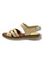 S-414-26 Genuine Leather Cross Strap Anatomical Women's Sandals - 3