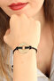OKAY (Good) Black Leather String Unisex Mood Bracelet