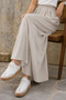 Pantskirt with Pockets K1109 Beige