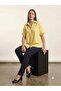 Roxelan Sparkle Detailed Striped Short Sleeve Shirt 175 - 3