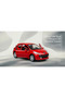 Welly 1:38 Peugeot 207 Model Car Red Pull and Drop Toy Metal Car