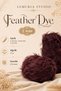 Feather Dye 2 Pieces Feathered Hand Dyeing Knitting Yarn, 100% Pes Soft Textured Premium Yarn, 50 Gr 210 m