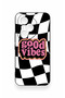 Honor 400 Pro Compatible Black Good Vibes Patterned Silicone Case - 2