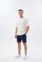 Men's White Color Oversize Fit Silky Textured Smooth Model Fabric T-Shirt - 3