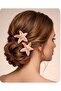 Premium Series Imported Bone Starfish Latch Buckle Set of 2