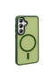 Galaxy S24 Plus Case Magsafe Supported Camera Raised Silicone Matte Anti-Fingerprint Shrp - 5