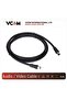 Vcom CV602-B تمديد تلفزيون أسود تناظري بطول 5 أمتار - 2