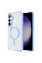 Galaxy S24 Plus Case Magsafe Transparent Back Face Camera Raised Silicone Brsa - 4
