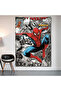 The Spectacular Spider-Man Comic Cover Wall Cloth Wall Tapestry First Quality Satin Fabric Poster