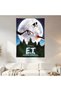 E.T. The Extra-Terrestrial Wall Covering Wall Tapestry First Quality Satin Fabric Poster - 2