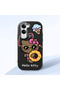 Vivo Y04 Compatible Case Camera Protector Black Silicone Couple Phone Case Kitty Patterned