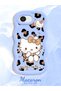 iPhone 17E Compatible Case Camera Protector Blue Silicone Couple Phone Case Kitty Pattern - 2