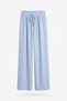 Women's Canvas Trousers 70858 Blue - 5