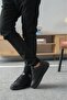 Kb-N16 Kuback Black Leather Black Sole Lace-Up Casual Men's Shoes - 2