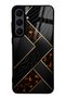 Samsung S25 Fe Noir Mosaic Design Glossy Phone Case