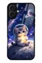 iPhone 16 Plus Starlight Space Kitty Design Glossy Phone Case