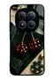 Xiaomi Redmi Note 15 Pro Plus Emerald Casino Cherry Design Glossy Phone Case