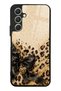 Samsung A54 Golden Leopard Heart Design Glossy Phone Case
