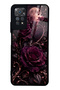 Xiaomi Redmi Note 11 Pro Moonlit Burgundy Rose Design Glossy Phone Case