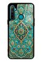 Realme 5I Glossy Phone Case with Turquoise Ottoman Jewel Design