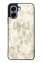 Oppo A6T Ivory Pearl Bow Design Glossy Phone Case