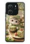 Xiaomi Redmi Note 14 4g Matcha Kitty Coffee Design Glossy Phone Case