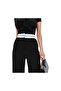 Women's High-Rise Straight-Leg Trousers – Versatile Elegance, Black - 2
