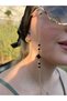 Premium Clover Heart Detailed Glasses Chain |   Women's Glasses Strap |   Silicone Tip Metal Beaded Glasses Accessory |   Compatible with All Glasses - 3