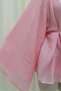 Hakim Collar Belted Lined Spanish Sleeve Oversize Lyocell Tunic - Pink - 6