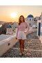 Summer Thin Knit Long Sleeve Knitwear Crop Blouse - 2