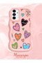 Samsung Galaxy A13 5g Compatible Case Camera Protector Pink Silicone Couple Phone Case Heart Pattern - 2