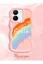 Vivo Y36 5g Compatible Case Camera Protective Pink Silicone Couple Phone Case Rainbow Pattern - 2