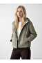 Vizyon New Season Hooded Oversize Women's Jacket